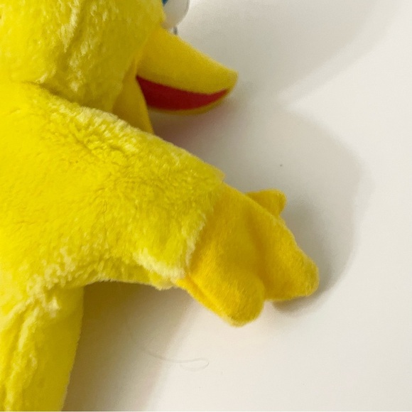 Vintage 1996 Jim Henson Sesame Street Big Bird 8" Hand Puppet Plush Tyco - Picture 9 of 16